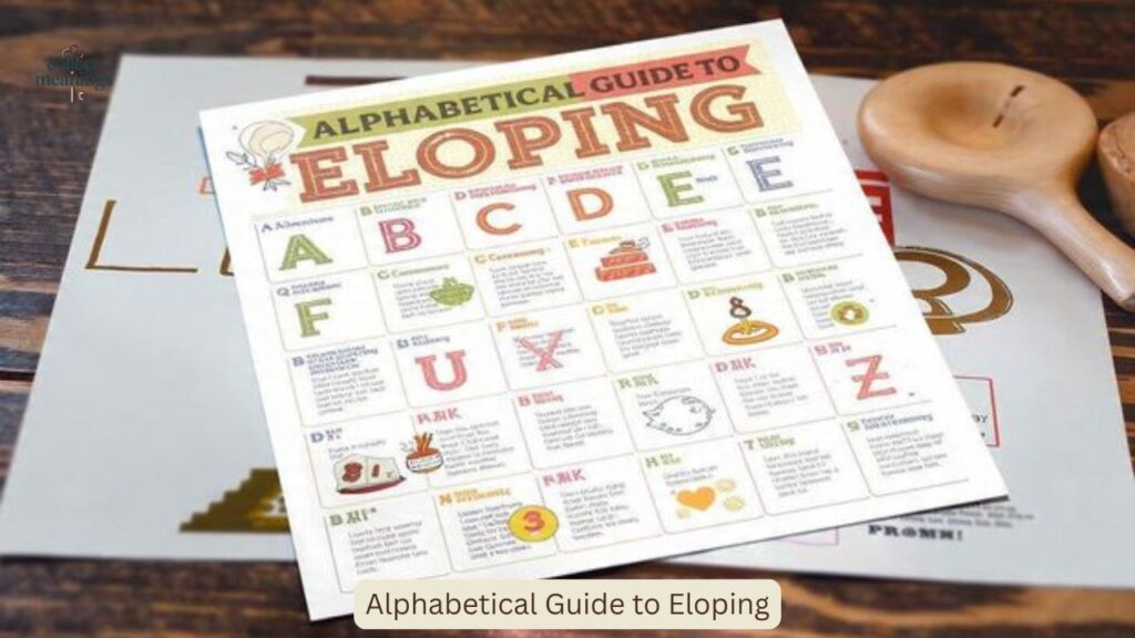 Alphabetical Guide to Eloping