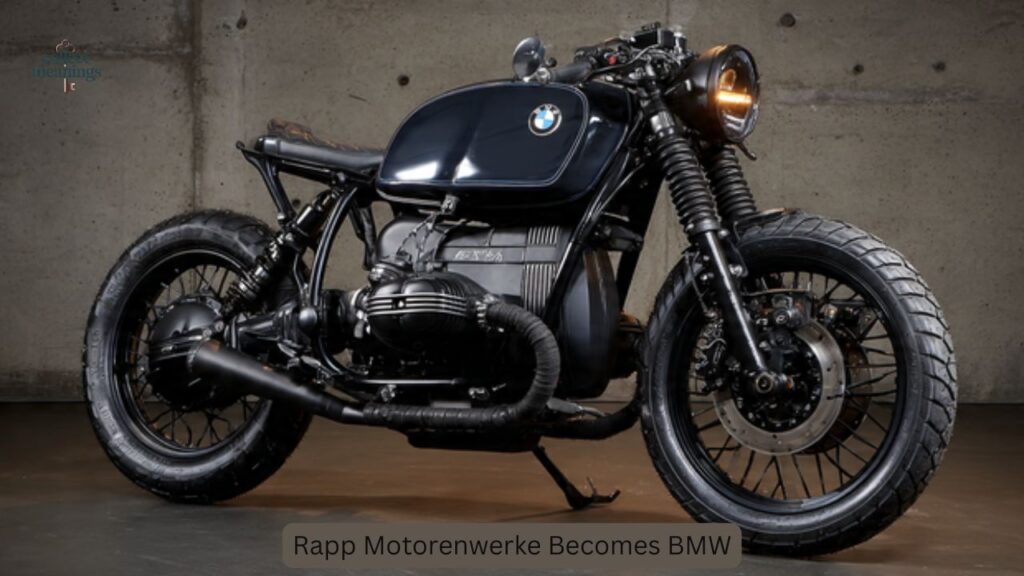 Rapp Motorenwerke Becomes BMW