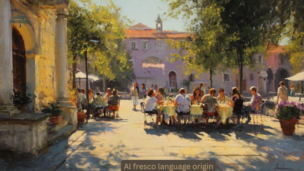 Al fresco language origin