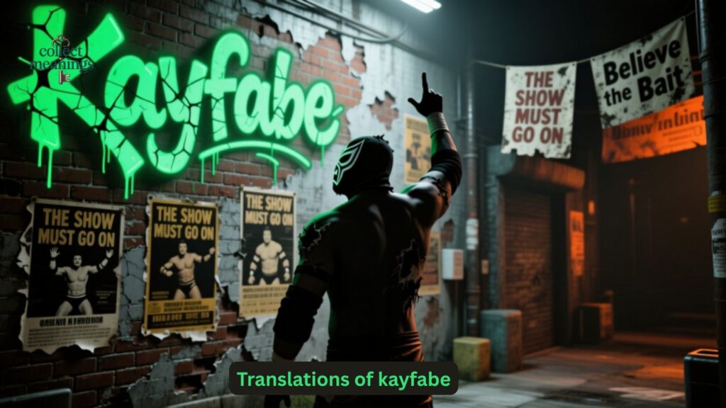Translations of kayfabe