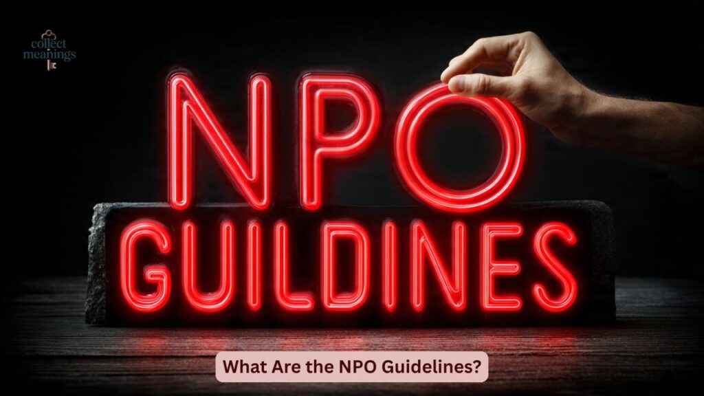 What Are the NPO Guidelines?