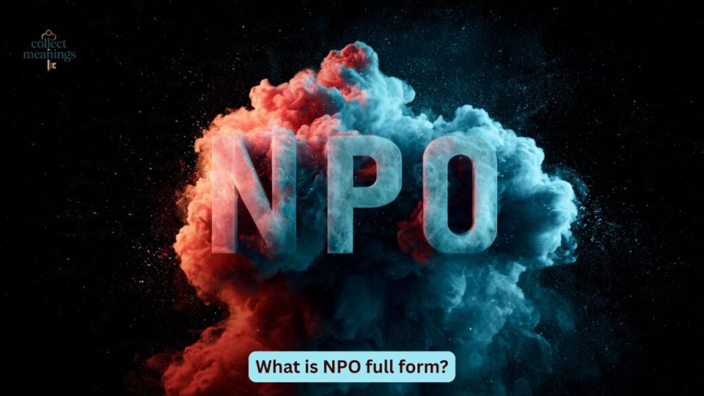 What is NPO full form?