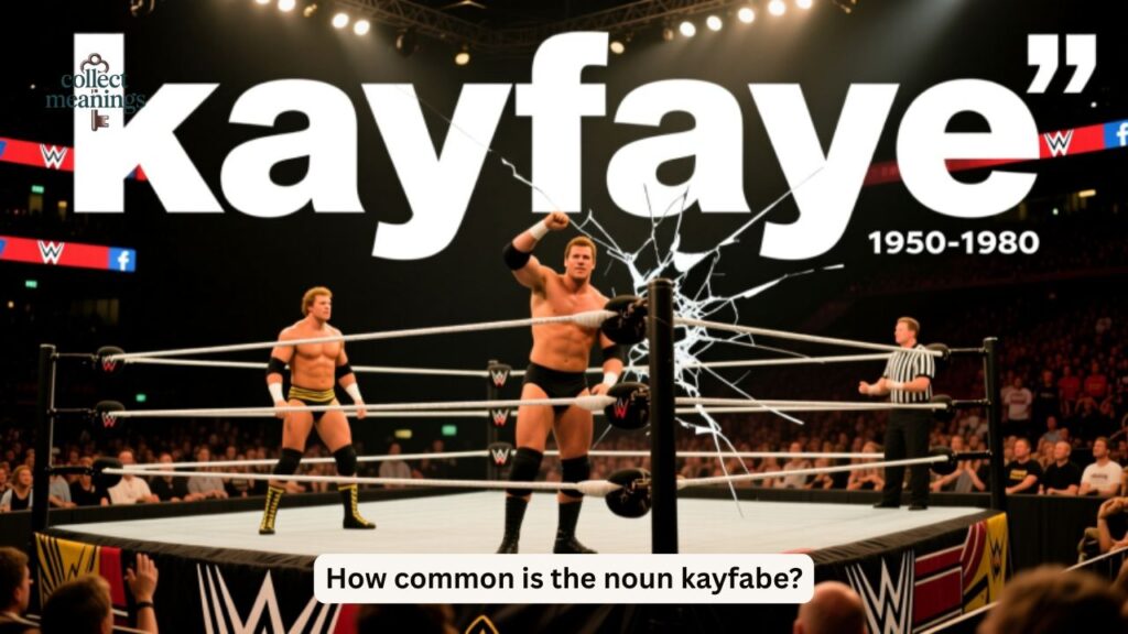 How common is the noun kayfabe?