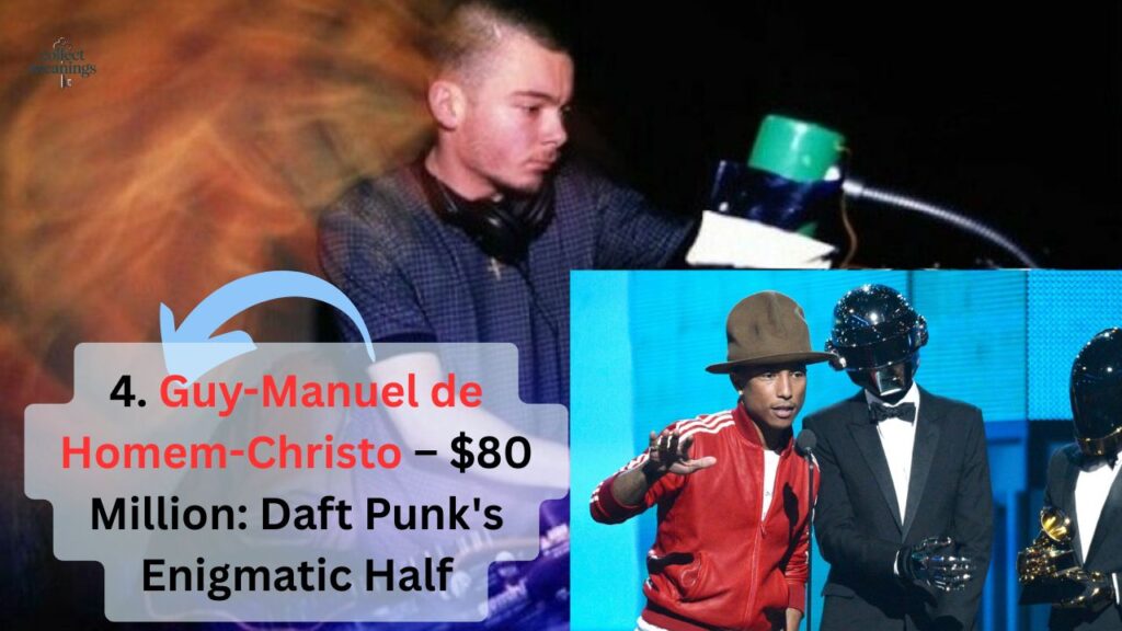 4. Guy-Manuel de Homem-Christo – $80 Million: Daft Punk's Enigmatic Half