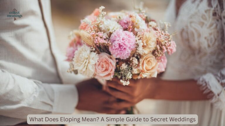 What Does Eloping Mean? A Simple Guide to Secret Weddings