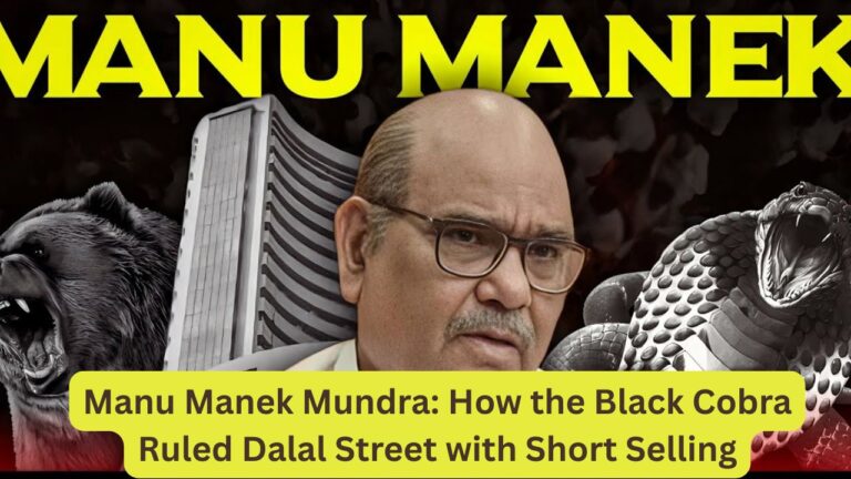 Manu Manek Mundra: How the Black Cobra Ruled Dalal Street with Short Selling
